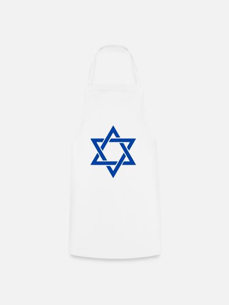 Israel davidstern - Kochschürze - Weiß