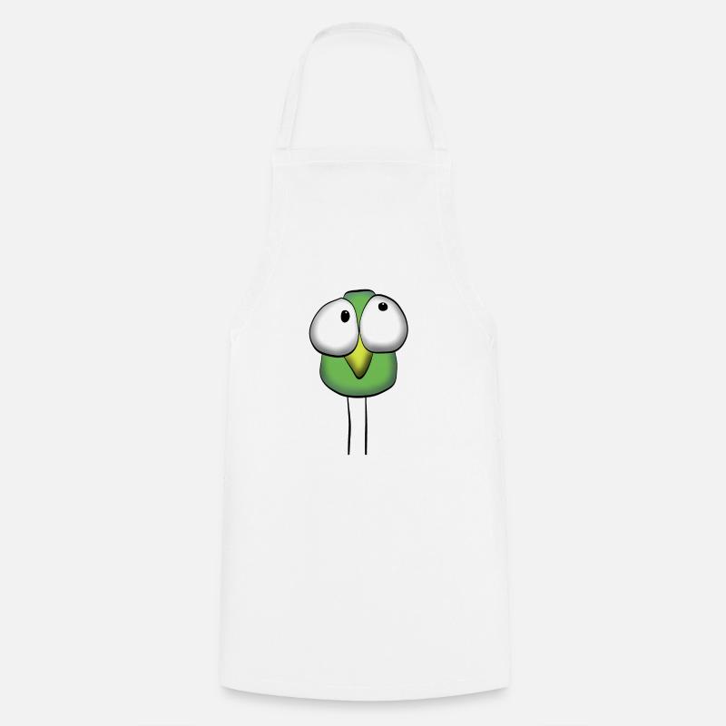 Oiseau drôle - Tablier de cuisine - blanc