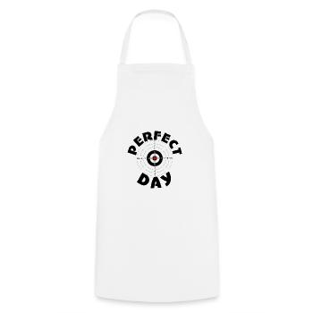 Tir sportif Coupe en croix - Tablier de cuisine - blanc - Devant - AI Model Male 185 dark (185cm)