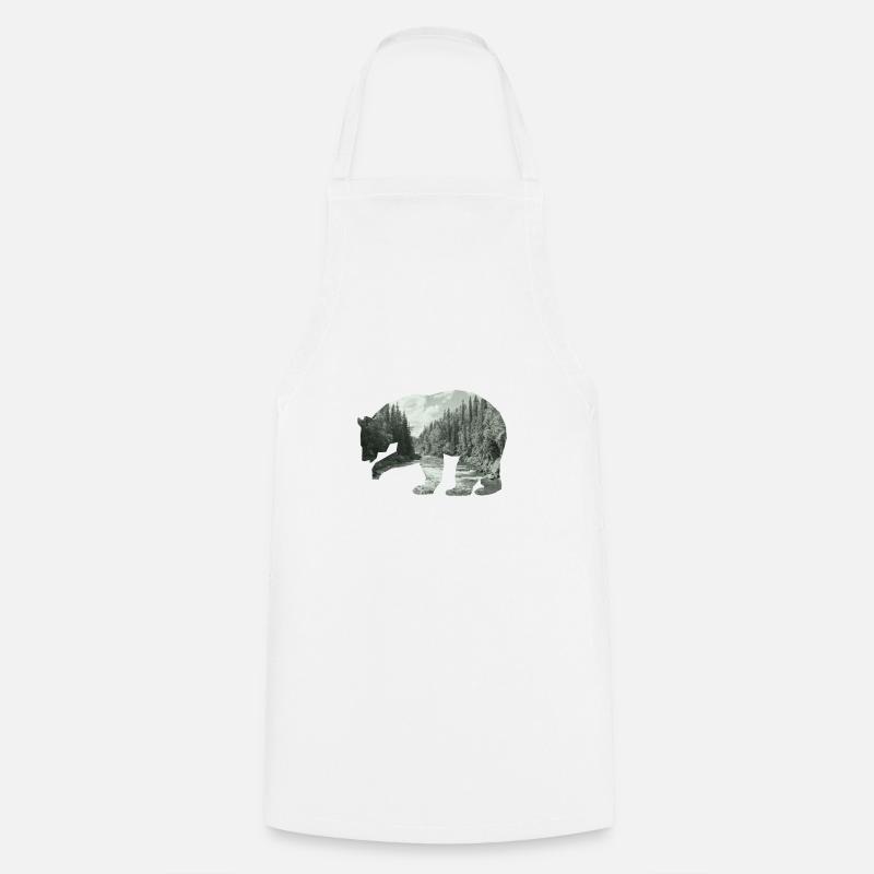 Faune canadienne - Tablier de cuisine - blanc