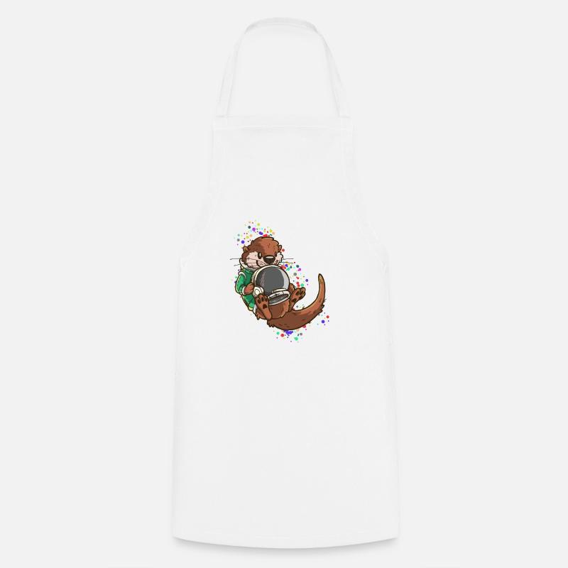 Space Otter Space Astronaut Kids Gift Enfant - Tablier de cuisine - blanc