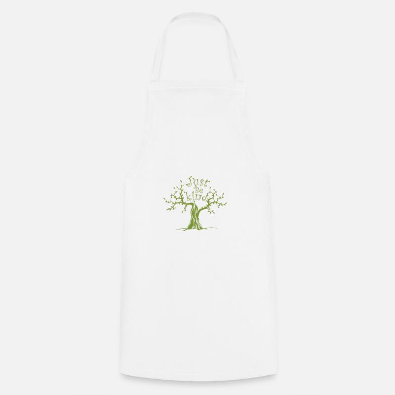 Soyez amical - nature - Tablier de cuisine - blanc
