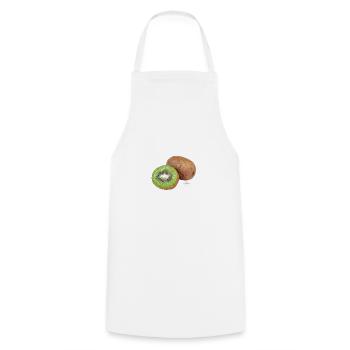 kiwi 1 - Tablier de cuisine - blanc - Devant - AI Model Male 185 dark (185cm)