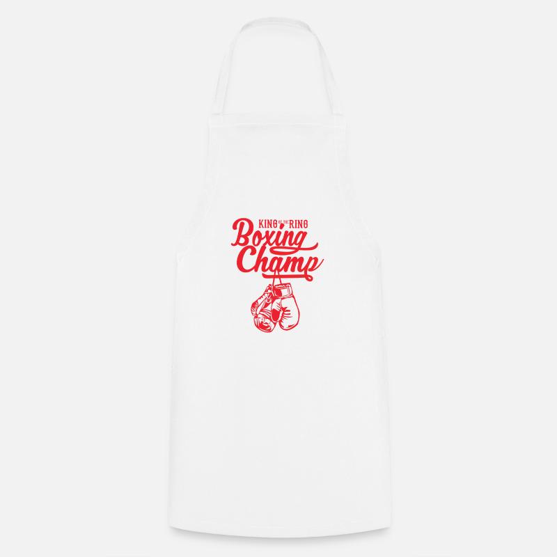 Boxing Champ - Tablier de cuisine - blanc