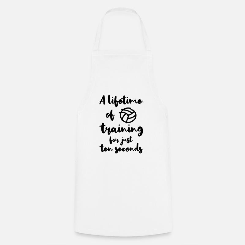 volleyball - Cooking Apron - white