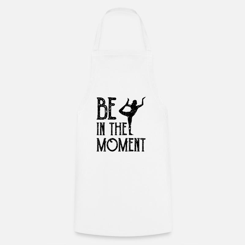 yoga - Tablier de cuisine - blanc
