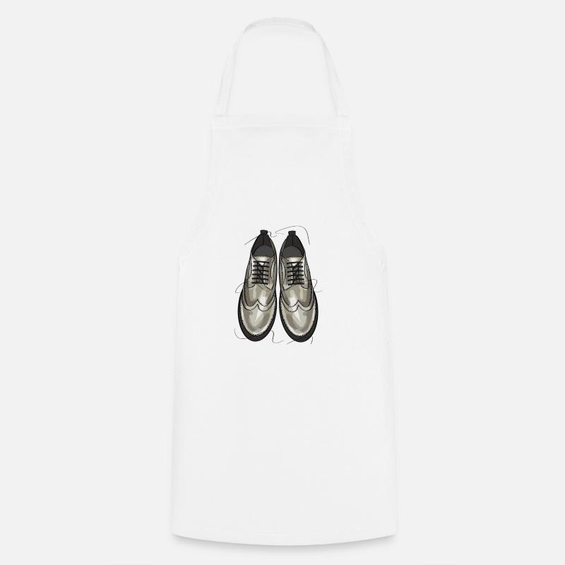 Chaussures élégantes - Tablier de cuisine - blanc