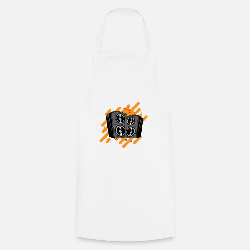 Dj boxe - Tablier de cuisine - blanc