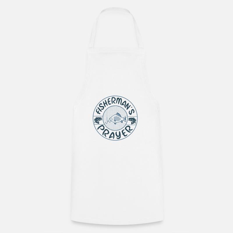 Prière du pêcheur - Tablier de cuisine - blanc