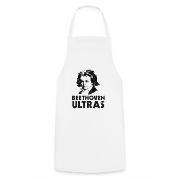 Beethoven Ultras Lustig Ludwig Geschenk Musik - Kochschürze - Weiß - Vorne - AI Model Male 185 dark (185cm)