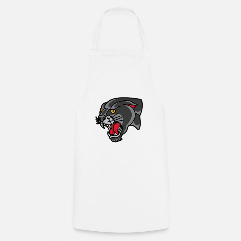 black panther - Cooking Apron - white