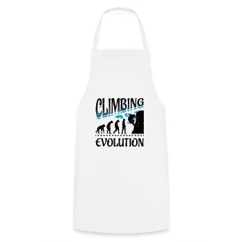 Evolution Climbing Climbing Mountaineering Mountaineering - Cooking Apron - white - Front - AI Model Male 185 dark (185cm)