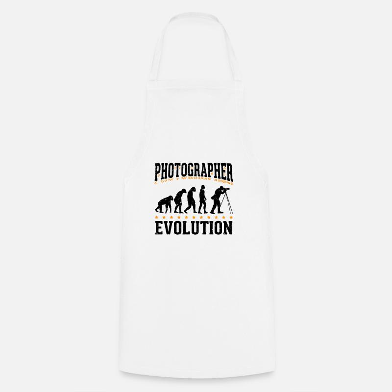 Evolution Photographe photographe photographe - Tablier de cuisine - blanc
