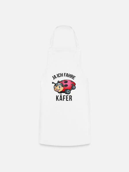 Marienkäfer Auto - Kochschürze - Weiß