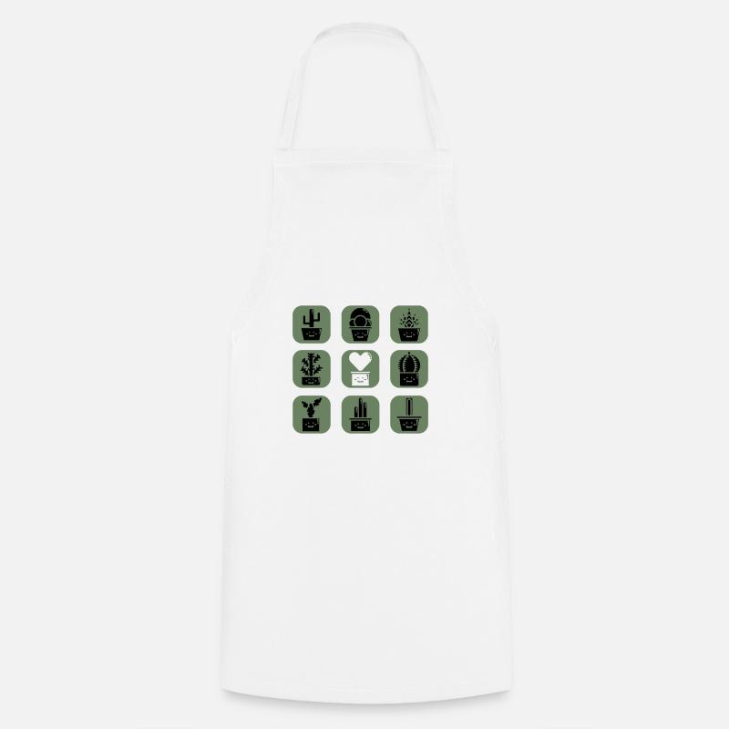 Cactus cactus - Tablier de cuisine - blanc