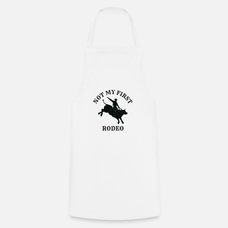 Pas mon premier rodéo - Tablier de cuisine - blanc