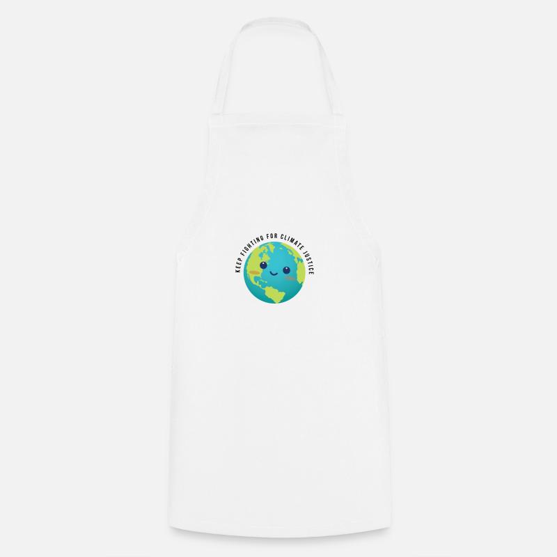 Keep Fighting For Climate Justice - Tablier de cuisine - blanc