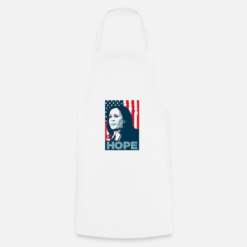 Kamala Harris Hoffnung - Kochschürze - Weiß