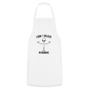 Funny Quote - Kochschürze - Weiß - Vorne - AI Model Male 185 dark (185cm)