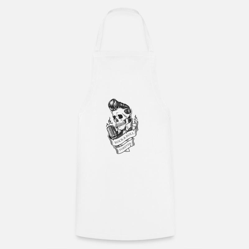 Rock and roll - Tablier de cuisine - blanc