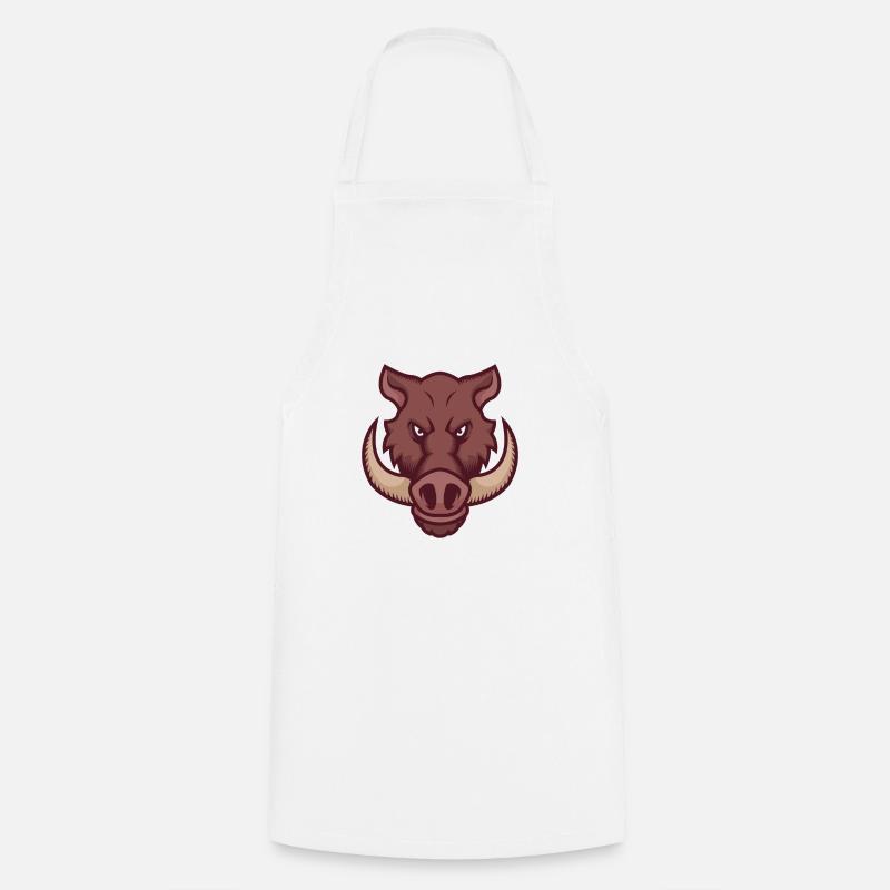 Sanglier - Tablier de cuisine - blanc