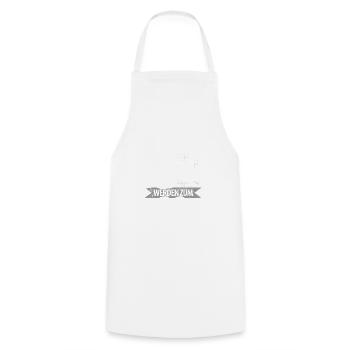 Zum Papa Befördert Vater Papa Vatertag Geschenk - Kochschürze - Weiß - Vorne - AI Model Male 185 dark (185cm)