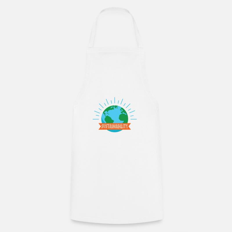 Sustainability - Cooking Apron - white