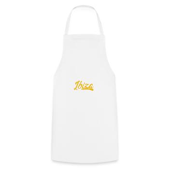 Ibiza Urlaub Urlaubsreise Reise Geschenk - Kochschürze - Weiß - Vorne - AI Model Male 185 dark (185cm)