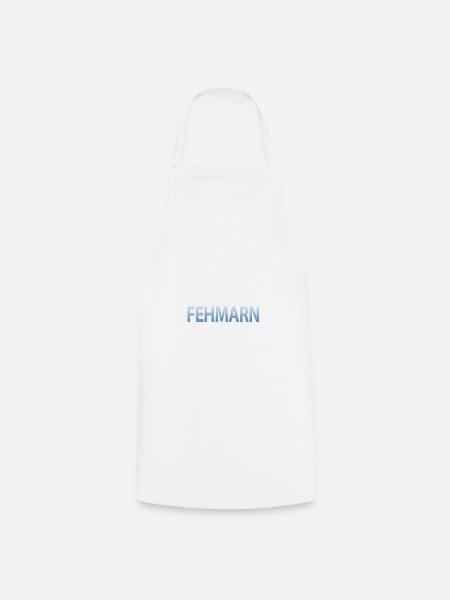 Fehmarn Vintage Sylt Meer Fan Camping Geschenk - Kochschürze - Weiß