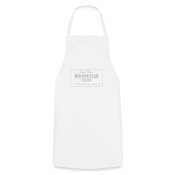 Magnolia Farms Silos Texas Waco Gift - Cooking Apron - white - Front - AI Model Male 185 dark (185cm)