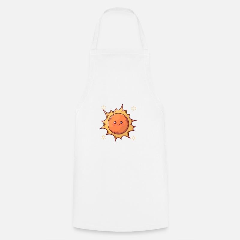 RADIATE POSITIVITY (Dark Version) - Tablier de cuisine - blanc