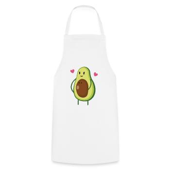Avocado - Tablier de cuisine - blanc - Devant - AI Model Male 185 dark (185cm)