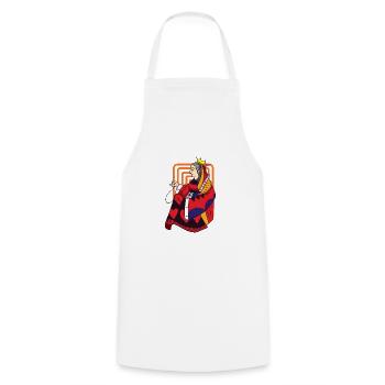 Hobby Quilt Queen - Cooking Apron - white - Front - AI Model Male 185 dark (185cm)