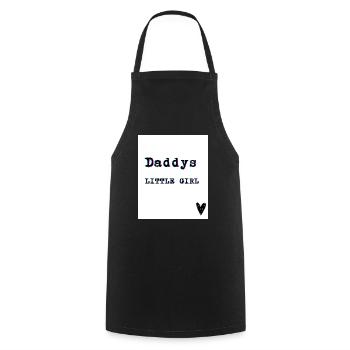 Daddy's Girl - Cooking Apron - black - Front - AI Model Male 185 dark (185cm)