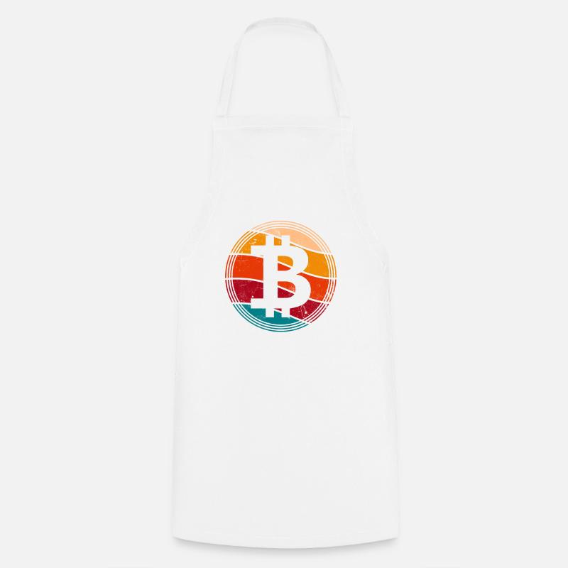 Bitcoin - Cooking Apron - white