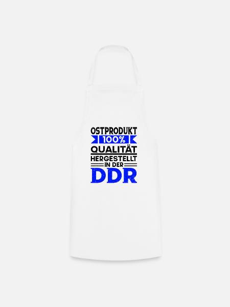 Ossi DDR Ostdeutschland Ostdeutsch - Kochschürze - Weiß