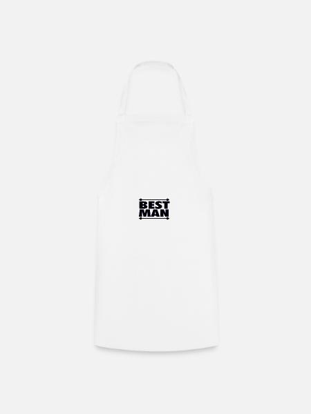 Best Man - Cooking Apron - white