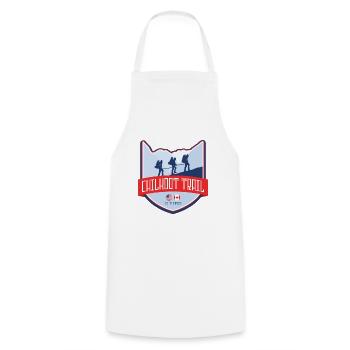 Chilkoot Trail - États-Unis d’Amérique en Canada - Tablier de cuisine - blanc - Devant - AI Model Male 185 dark (185cm)