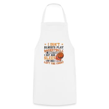 Basketball players love basketball fans - Cooking Apron - white - Front - AI Model Male 185 dark (185cm)