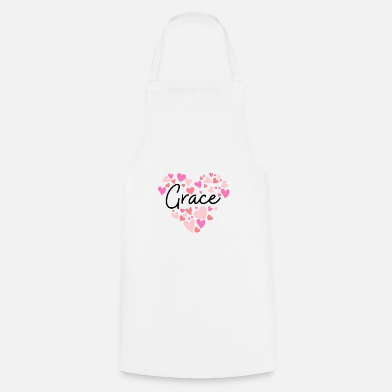 J’aime Grace - Tablier de cuisine - blanc
