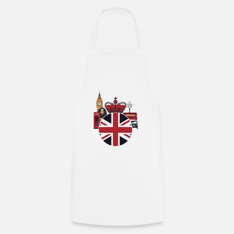 London - Cooking Apron - white