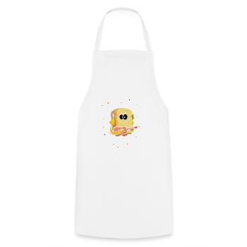 Guitariste Guitare Sandwich Musicien Guitare Essen - Tablier de cuisine - blanc - Devant - AI Model Male 185 dark (185cm)