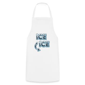 Pregnancy Announcement - Cooking Apron - white - Front - AI Model Male 185 dark (185cm)