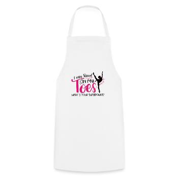 Ballet Ballerina Dance Dancer Dancing Ballet Gift - Cooking Apron - white - Front - AI Model Male 185 dark (185cm)