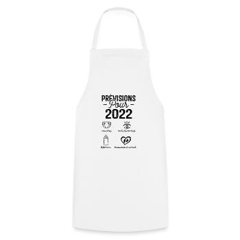 2022 Annonce Grossesse Papa Annonces Grossesse - Tablier de cuisine - blanc - Devant - AI Model Male 185 dark (185cm)