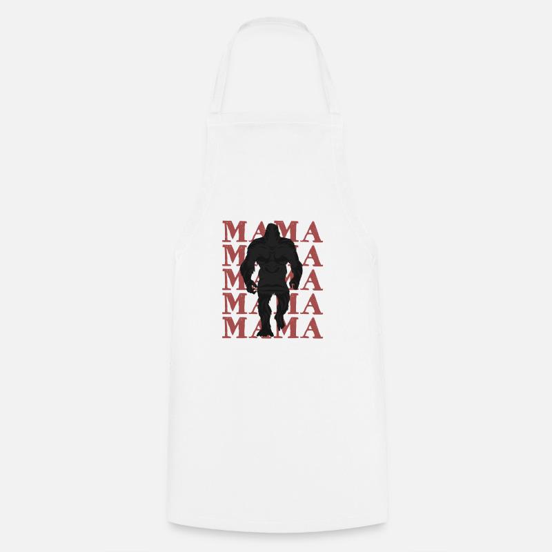 Bigfoot Mama - Cooking Apron - white
