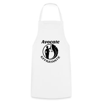 Tshirt femme Avocate effrayante - Tablier de cuisine - blanc - Devant - AI Model Male 185 dark (185cm)