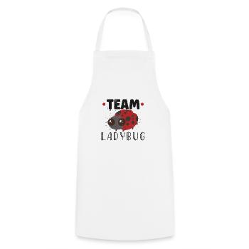 Coccinelle Coccinelle Entomologie Insectes - Tablier de cuisine - blanc - Devant - AI Model Male 185 dark (185cm)