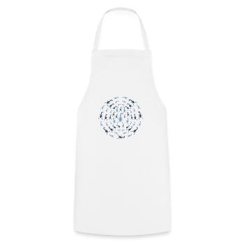 Scorpions - Tablier de cuisine - blanc - Devant - AI Model Male 185 dark (185cm)