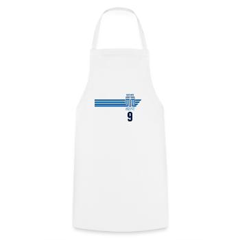 Greece Hellas Greece Greek Football - Cooking Apron - white - Front - AI Model Male 185 dark (185cm)